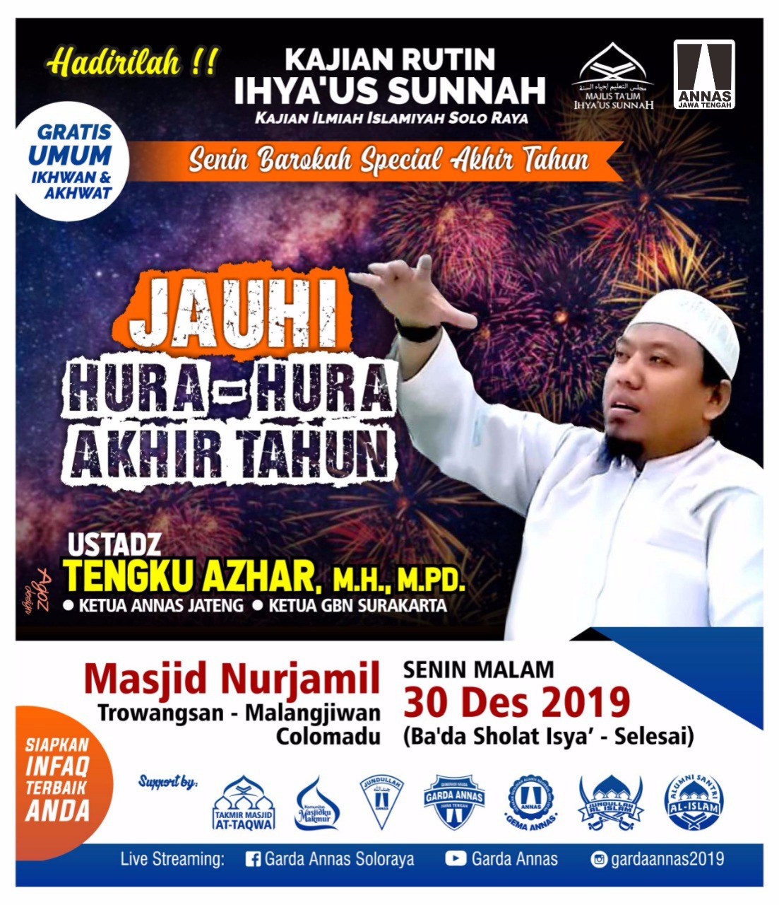 Jauhi Hura-Hura Akhir Tahun!